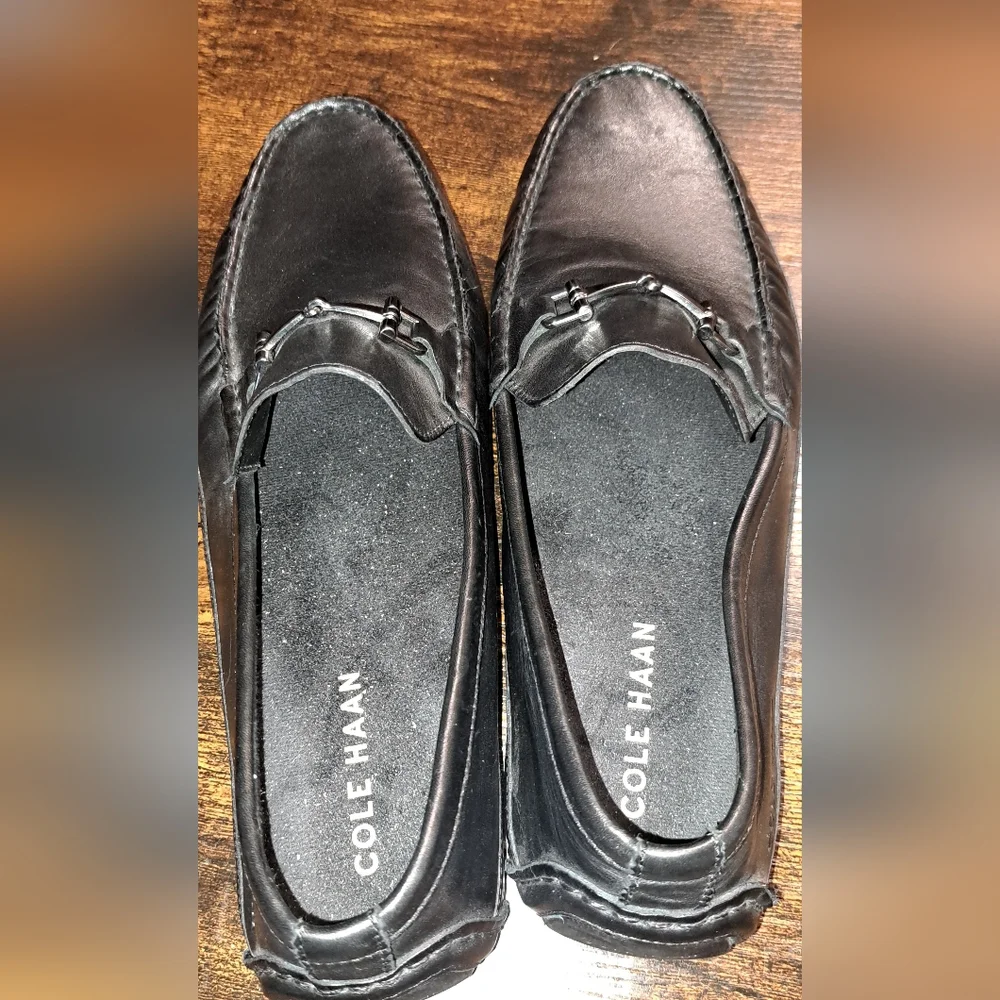 Cole Haan Wyatt Horsebit Loafers Dress Shoes Mens Black Leather Slip On  10.5M